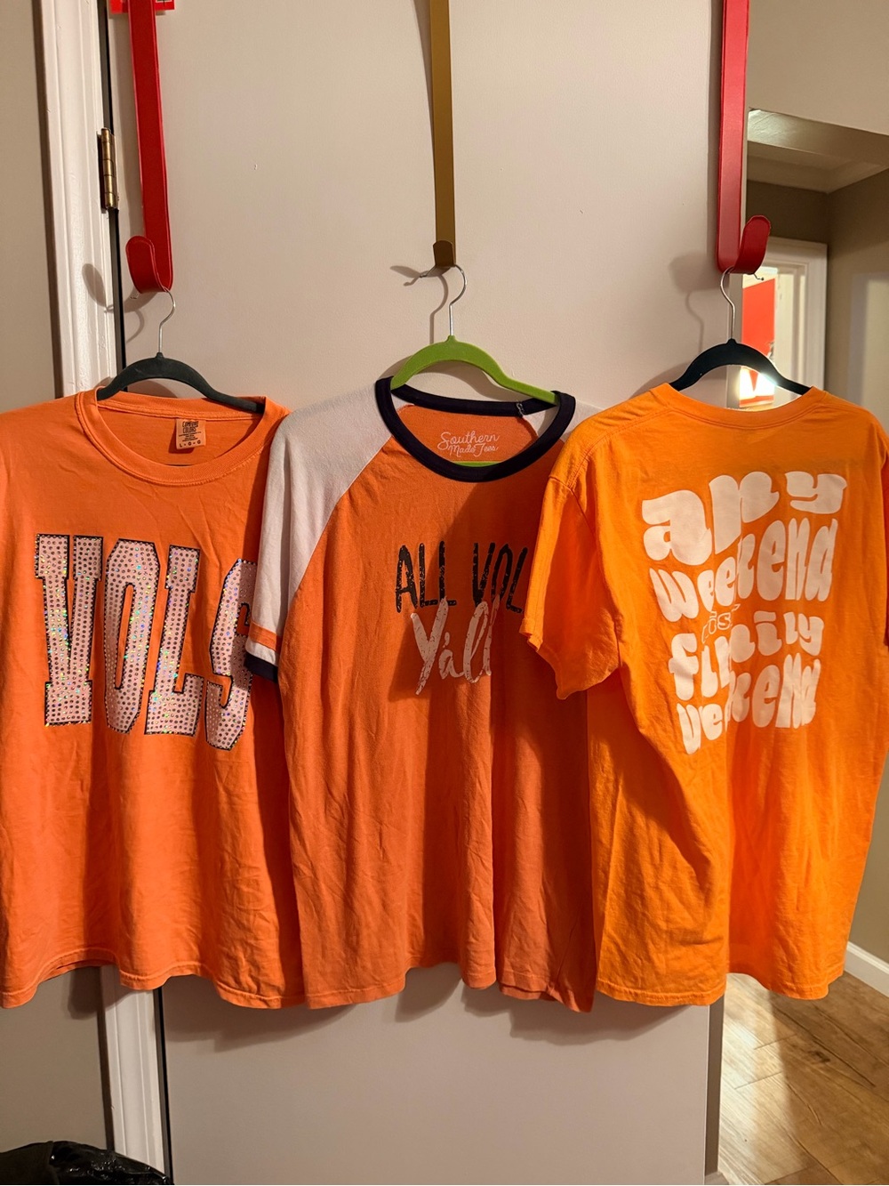 Women’s Tennessee ' 'VOLS' & 'All Y'all' Graphic Tees - Sz. L